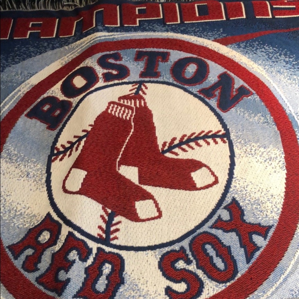 2007 BOSTON RED SOX WORLD SERIES CHAMPIONS BLANKET - Picture 3 of 8